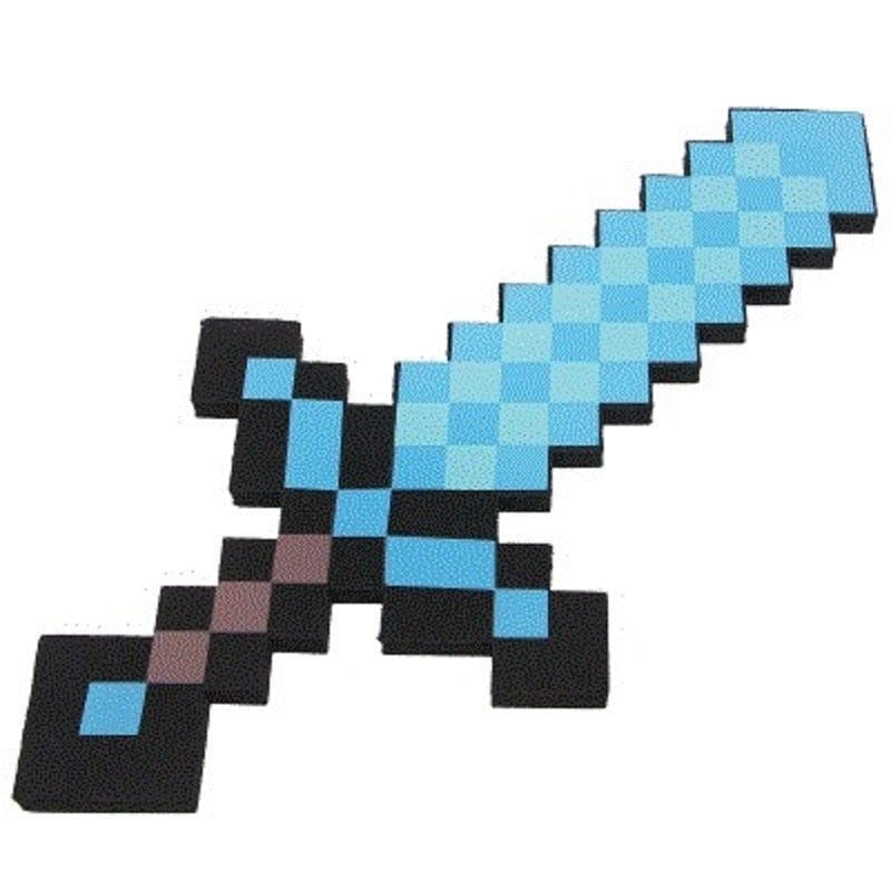 Minecraft Espada Picareta Diamante Original EVA