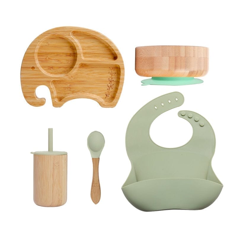 Kit Introdução Elefante Bambu - 5 itens Para Meninos e Meninas